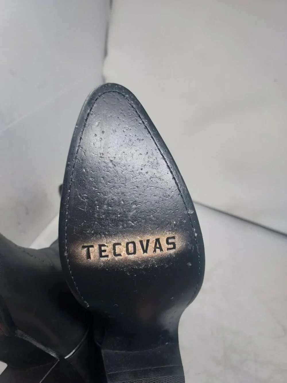 Tecovas WOMENS Black Midnight The Abby Cowboy Tall Boot - Picture 6 of 10